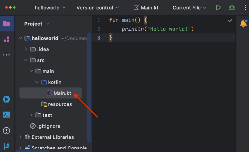 Hello World, Kotlin