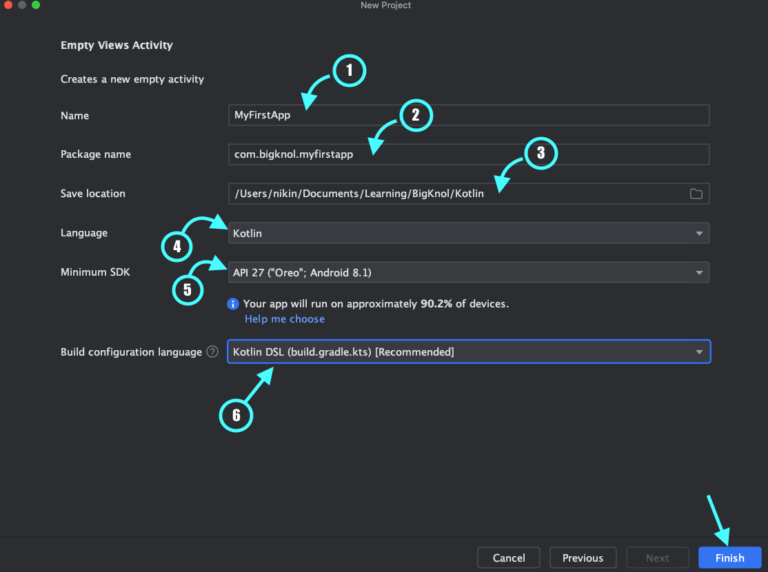 Let's Build Your First Android App In Kotlin (Android Studio Giraffe ...