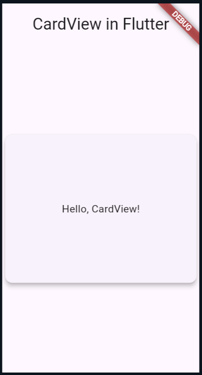 CardView in Flutter : Making Stunning UI in Minutes